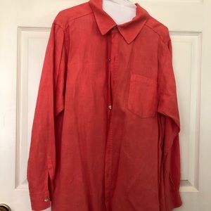 Chico’s long sleeve  linen blouse.